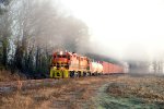 Bishopville Trash train through the morning fog